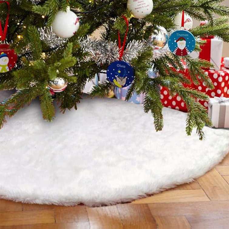 BUYEFIC Faux Fur Tree Skirt Wayfair Canada